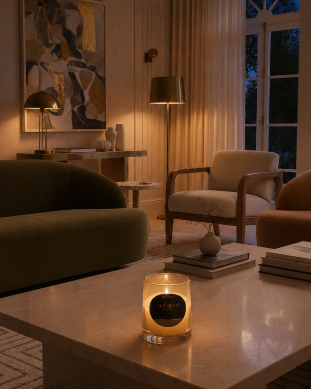 After Dark | Black Amber &amp; Lavender Luxury Candle