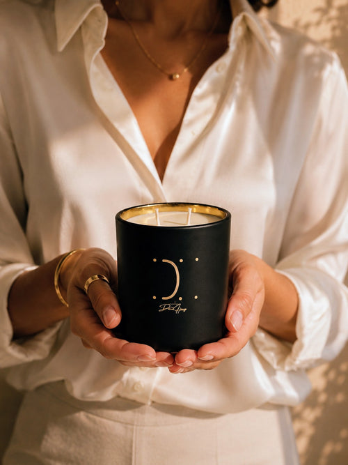 After Dark | Black Amber & Lavender Large Luxury Candle – 370g | Approx. 75-Hour Burn